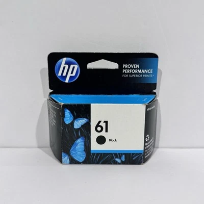 Nuevo cartucho de tinta para impresora HP negro genuino 61 Malasia 5/2015 Foto 1 de 4