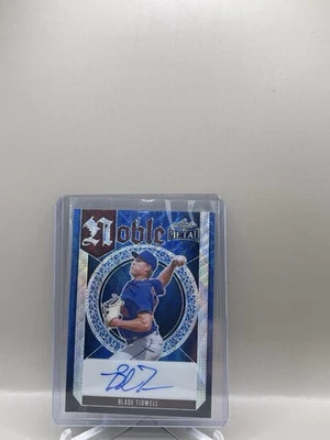 2023 LEAF METAL BLADE TIDWELL RC NOBLE BLUE WAVE AUTO /8 SSP METS - Image 1 of 2