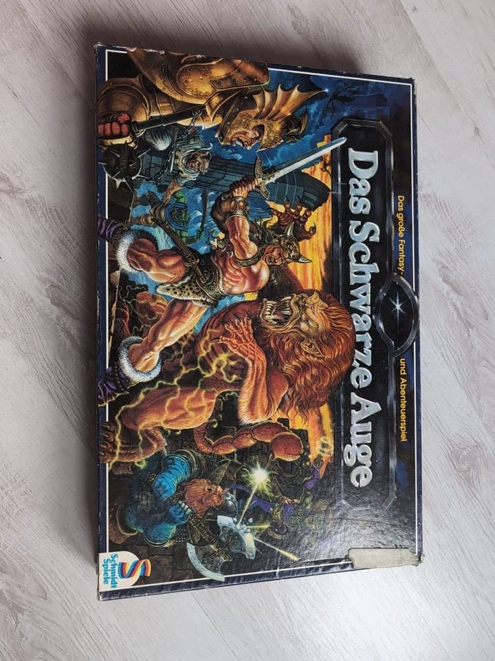 Das Schwarze Auge: Die Burg des Schreckens 1991 Schmidt Spiele Rarität Retro - Bild 1 von 4