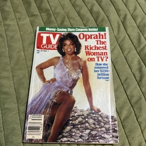 TV GUIDE---AUGUST 26 1989----OPRAH - Picture 1 of 1