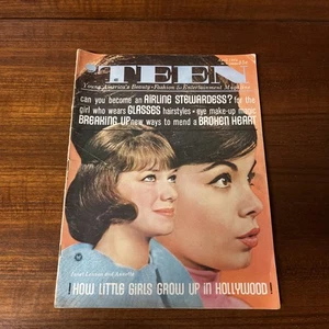 Vintage TEEN MAGAZINE, APRIL 1964 ANNETTE FUNICELLO, JANET LENNON - Foto 1 di 18