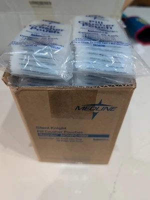 1000 Medline Silent Knight Pill Crusher Pouches NONPC1000  * 20 Bags of 50 * NEW - Image 1 of 3