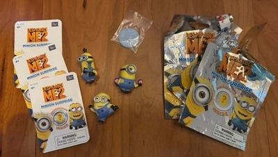 Lote 3 Thinkway Despicable Me 2 Minion MINI Figura de Acción Tom, Stuart & Tim Foto 1 de 4