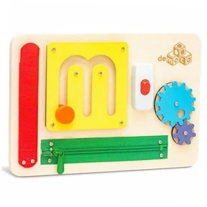 Montessori Busy Board for 1 Year Old - Premium Airplane Toys for Toddlers 1 - Picture 1 of 7