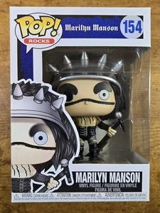 Funko POP ABOVEDADO! Rocks #154 Marilyn Manson, 2019 en protector, nuevo - Imagen 1 de 7