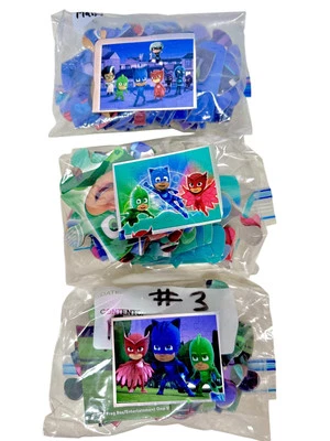 Cardinal Set Of 3 24 Piece PJ Masks Complete Jigsaw Puzzles Ages 3+ - Image 1 of 4