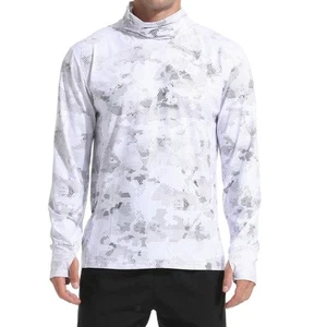 Men's Sun Protection Hoodie Shirt Cooling Shirt for Running Fishing Outdoor - Picture 1 of 36