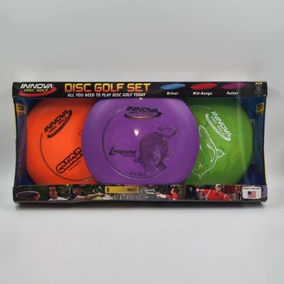 Innova Disc Golf Starter Set 3 Driver Mid Putter Putt Purple Orange Green New - Image 1 of 4