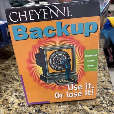 Vintage Cheyenne Backup Software for Microsoft Windows ‘95 PC CD-ROM 1991 NEW - Image 1 of 4