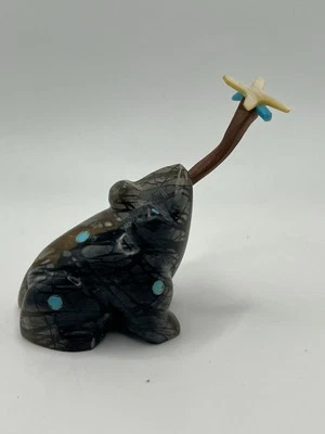 Zuni Rana Fetiche Libélula Zuni por Enrike Leekya *FIRMADO* Nuevos Regalos Picasso Q103 Foto 1 de 4