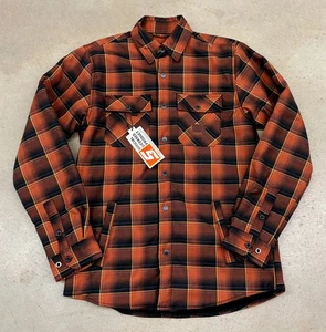 Dixxon Flanell Snap-On High Impact Hemd Jacke Sherpa gefüttert selten Medium neu mit Etikett - Bild 1 von 9