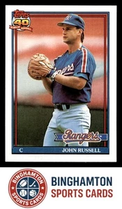 1991 Topps #734 John Russell Texas Rangers - Picture 1 of 2