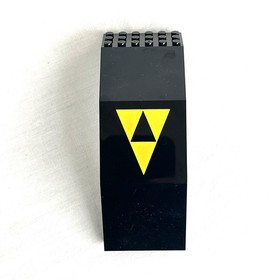 LEGO Black Logo Panel Set 6987 Message-Intercept Base Part