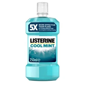 Listerine Cool Mint Antibacterial Mouthwash (250ml) Helps Kill Up to 99% of - Picture 1 of 6