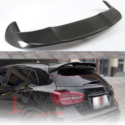 Alerón de ventana de techo trasero de carbono real para Benz GLA180 GLA250 GLA45 13-18 Foto 1 de 3