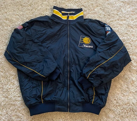 Vintage NBA Pacers Jacket Zip-Up Puffer Cover