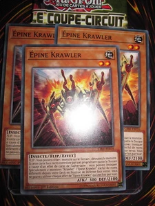 YU-GI-OH! PLAYSET (3 CARTES) EPINE KRAWLER CIBR-FR016 NEUF EDITION 1 - Picture 1 of 1
