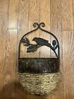 Wall Mouted 13.5” X 8” Flower Basket for Home Decor