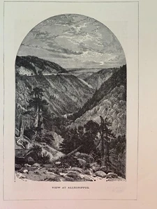 1879 America Illustrated by Willliams landscape engravings Thomas Moran etal - Picture 1 of 9