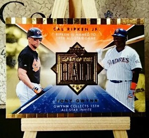 Cal Ripken & Tony Gwynn Upper Deck CRTG6 Road To The Hall (M) (HOF) ⭐⭐⭐⭐⭐