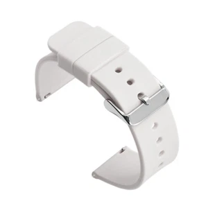 12mm 14mm 16mm 18mm 20mm Strap Silicone Watch Band Bracelet Quick Release Belt - Picture 1 of 22