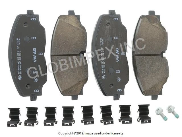 大众 (2018 - 2021) 刹车片套装前部正品 + 1 年保修 — 第 1/1 张图片