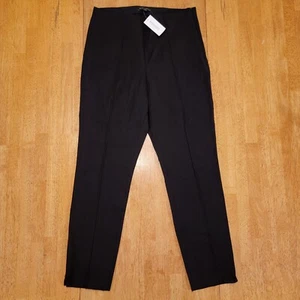 Banana Republic Pants Womens 12 Pull On Stretch Zippered Leg 30x28 Black NEW - Picture 1 of 17