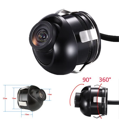 Waterproof CCD 360 Degree Car Front/Rear View Camera Parking Cam Night Vision - Image 1 of 4