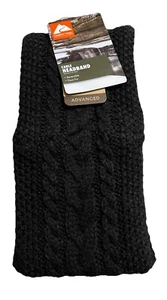 Ozark Trails Wende-Stirnband Zopfmuster Fleece gefüttert schwarz Neu! Neu mit Etikett - Bild 1 von 4