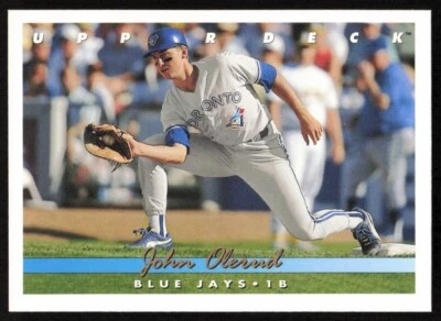1993 Upper Deck #344 John Olerud Toronto Blue Jays - Image 1 of 2