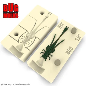 Cebo Hágalo Usted Mismo Molde de Pesca Cebos de Plástico Suave Señuelo Plastisol Bass DragonWorm - Imagen 1 de 5