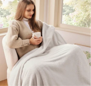 1 Sherpa Blanket Super Soft Plush XL TWIN 66" x 94" - Picture 1 of 5