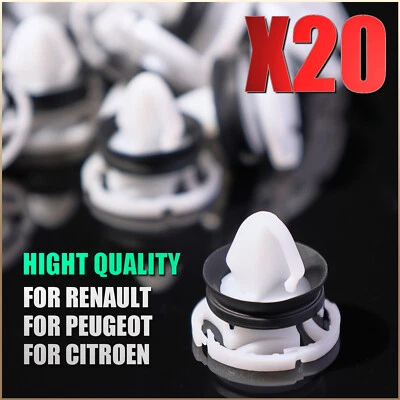 20 PCS For Renault Peugeot Citroen Car Door Interior Trim Panel Clips OE# 9345ZN - Image 1 of 4
