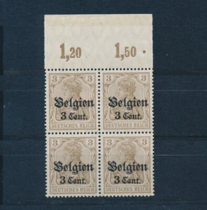 Besetzung Belgien 3 Cent Germania 1916** Typenpaar Michel 11 geprüft (S23863) - Picture 1 of 1