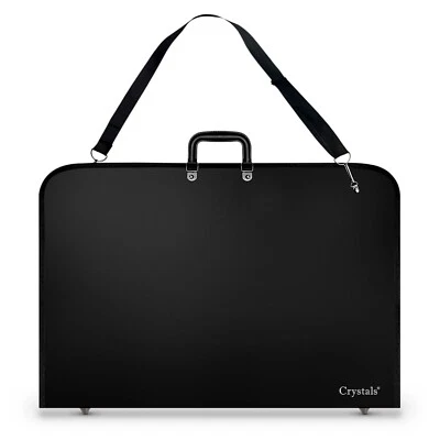 A2 ARTWORK PICTURE PAINTING FOLDER BAG WATER PROOF PORTFOLIO DESIGN BLACK CASE - Image 1 of 4
