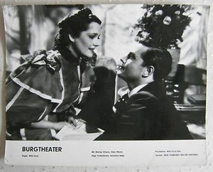Aushangfoto / lobby card  Burgtheater  Olga Tschechowa, Carl Esmond