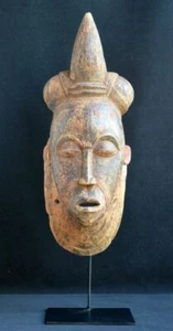 Masque Africain Baoulé ( Côte d'Ivoire) - Picture 1 of 12