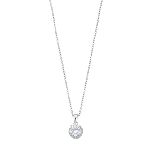 Collana Donna Lotus Silver in Argento Con Punto Luce LP3104-1/1 - Foto 1 di 3