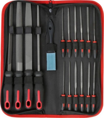NEILSEN 18PC Metal & Needle File Set Flat Round Half‑Round Triangle Square - Image 1 of 4