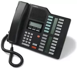 Nortel M7324 (NT8B40) Telefono digitale nero 24 pulsanti con LCD - Foto 1 di 3