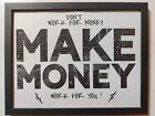 Financial motivation goal setting money wall art inspirational self improvement
