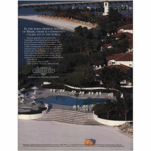 1993 Fisher Island: Warm Tropical Waters of Miami Florida Vintage Print Ad - Bild 1 von 1
