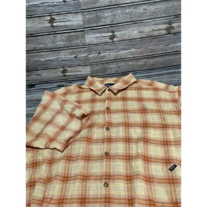 Patagonia Men's Short Sleeve Button Up Organic Cotton XL - Picture 1 of 6
