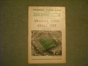 SWANSEA TOWN V STOKE CITY (DIV 2) 19-9-59 - Picture 1 of 3