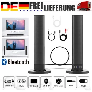 Bluetooth-Lautsprecher 3D-Stereo-Surround-TV-Soundsystem Heimkino-Lautsprecher - Bild 1 von 14