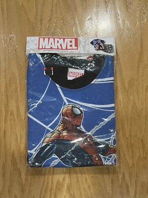 Conjunto de shorts pijama Marvel Spider-Man Super Hero Youth 2 peças lacrado *MED* - Imagem 1 de 2