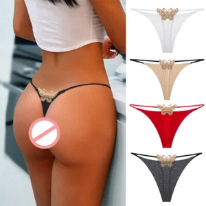 ✿ Sexy Damen T-Rücken G-String Tanga Babydoll Dessous Unterwäsche Slip ∑ ⊿ - Bild 1 von 17