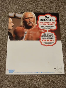 wwf 1985 TOPPS PROMO SHEET wrestling - Picture 1 of 2