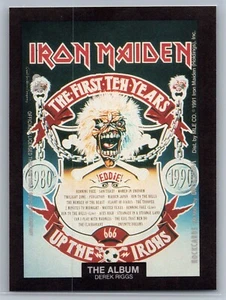 1991 Brockum Rock Cards Iron Maiden Sticker - NM-MT *TEXCARDS* - Picture 1 of 1
