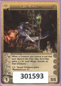 (301593) ENRE-HEP 60/15/70/60/55 (3 Max Stats) ULTRA RARE FOIL Chaotic Card - Picture 1 of 1